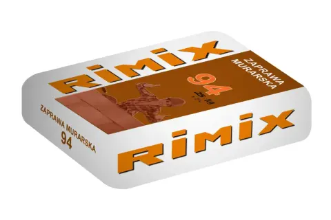 Worek zaprawy murarskiej Rimix 94, 25 kg. Idealne proporcje zaprawy murarskiej dla Twojej budowy.
